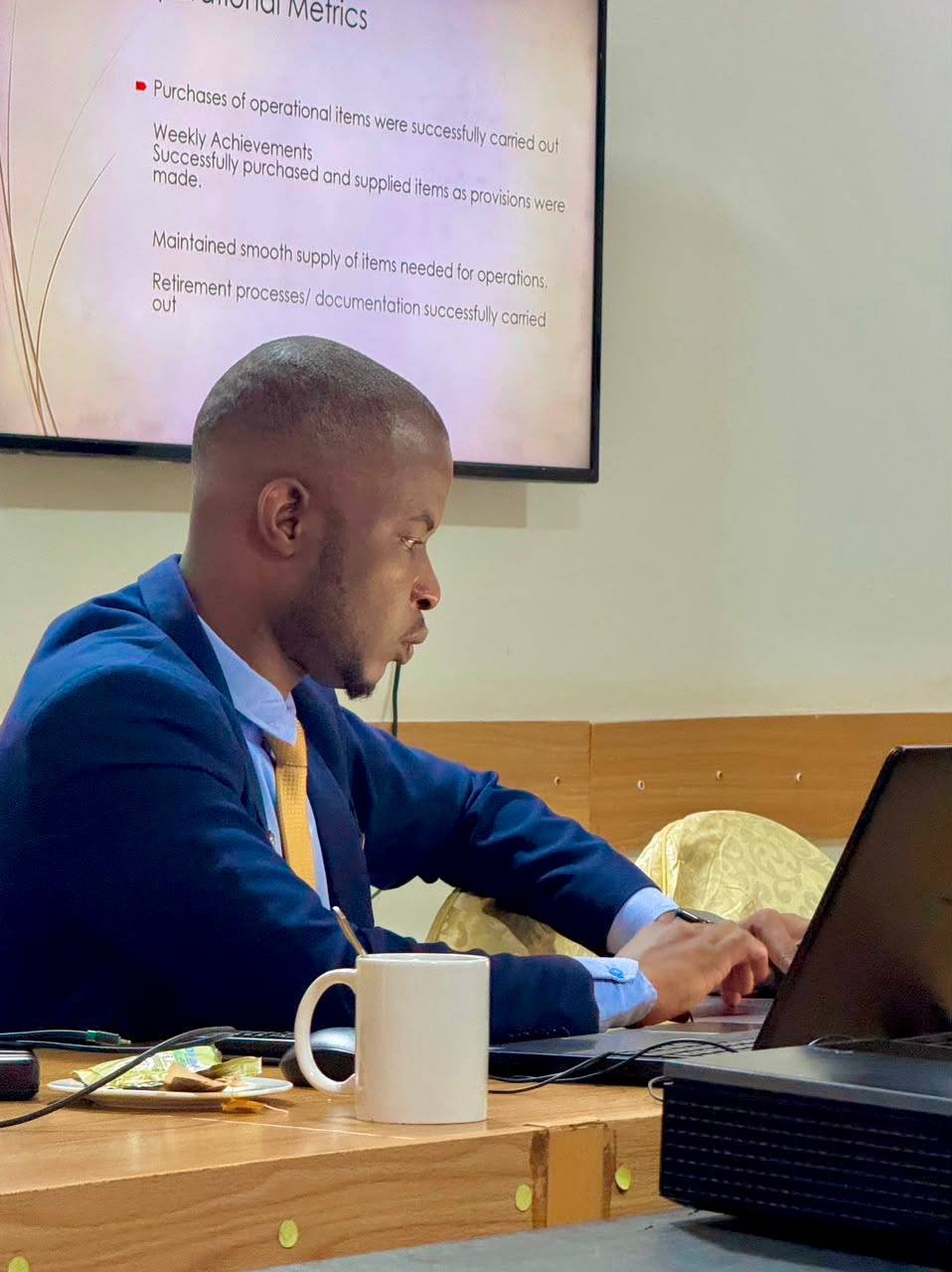Elebe Obinna Vitalis at work